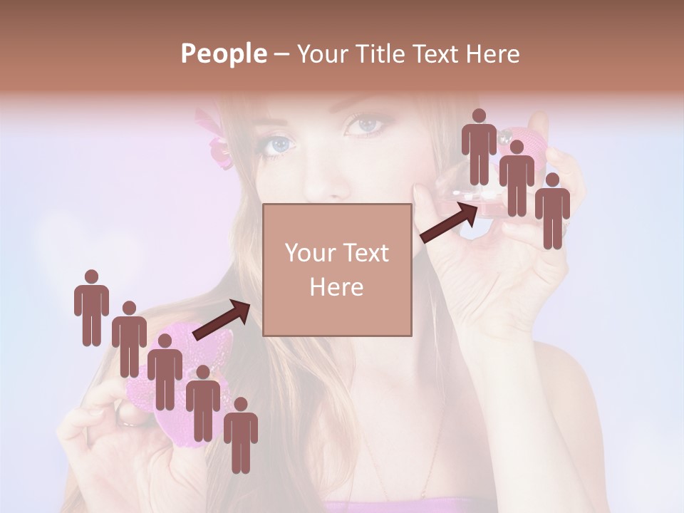 Person Beauty Youth PowerPoint Template