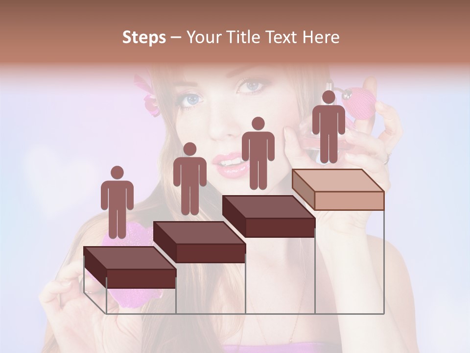 Person Beauty Youth PowerPoint Template