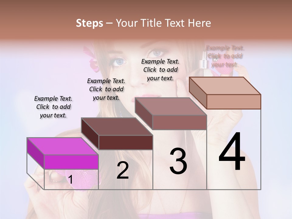 Person Beauty Youth PowerPoint Template