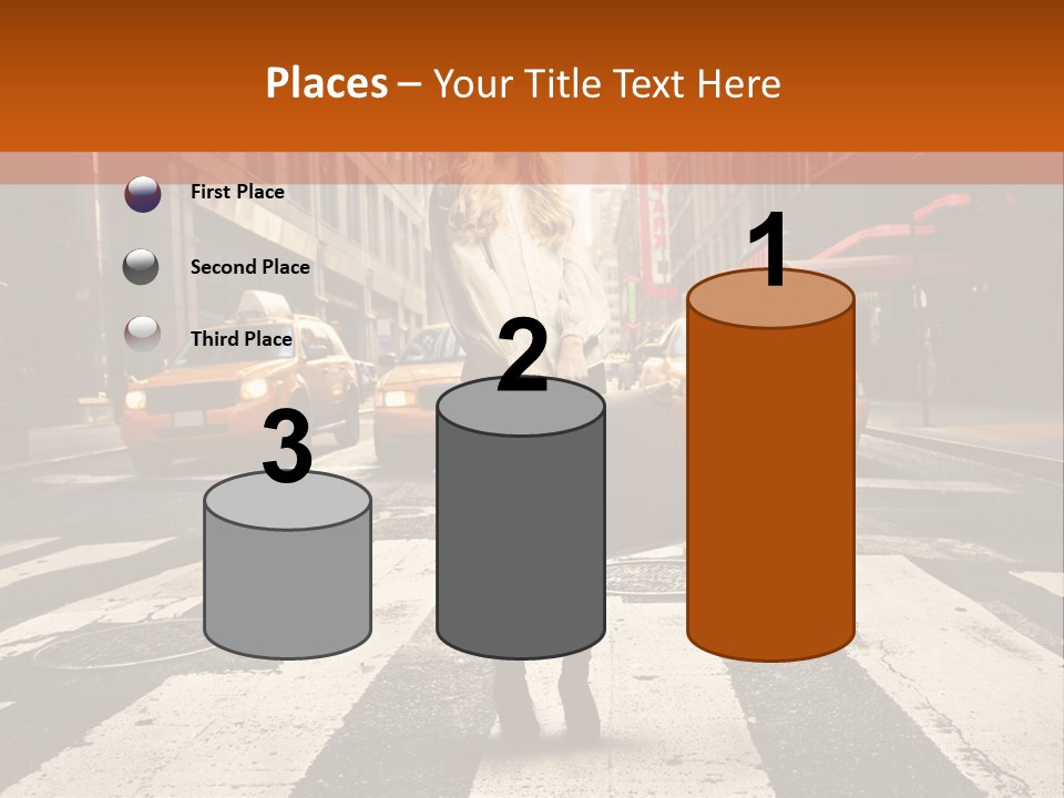 Business Way Crosswalks PowerPoint Template