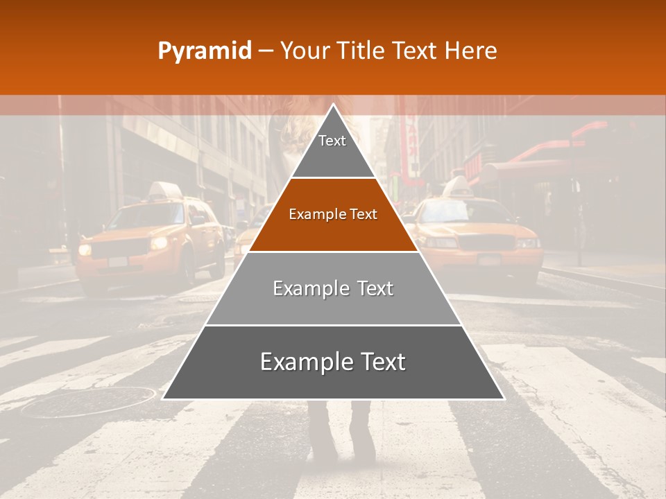 Business Way Crosswalks PowerPoint Template