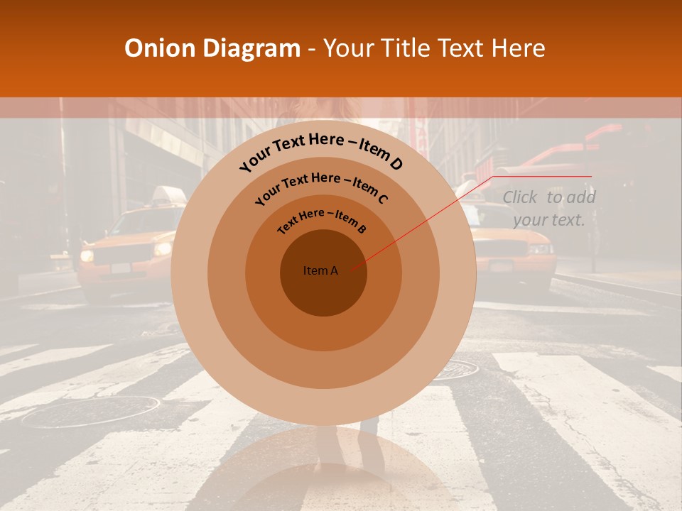 Business Way Crosswalks PowerPoint Template