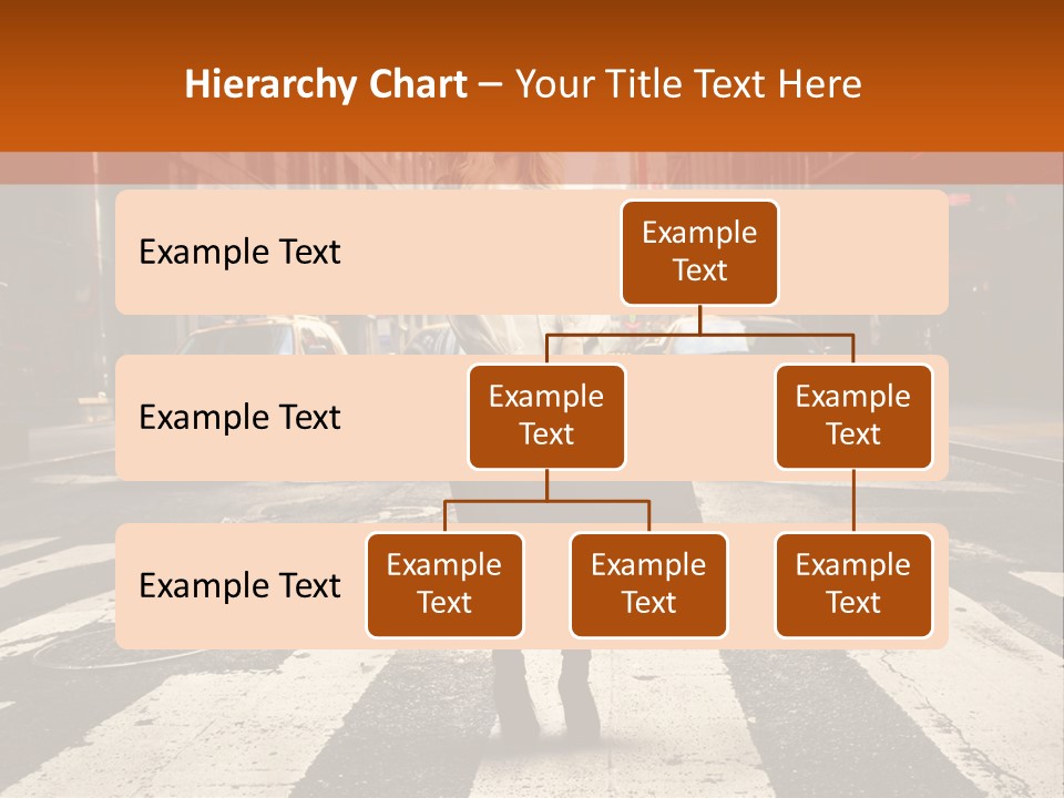 Business Way Crosswalks PowerPoint Template