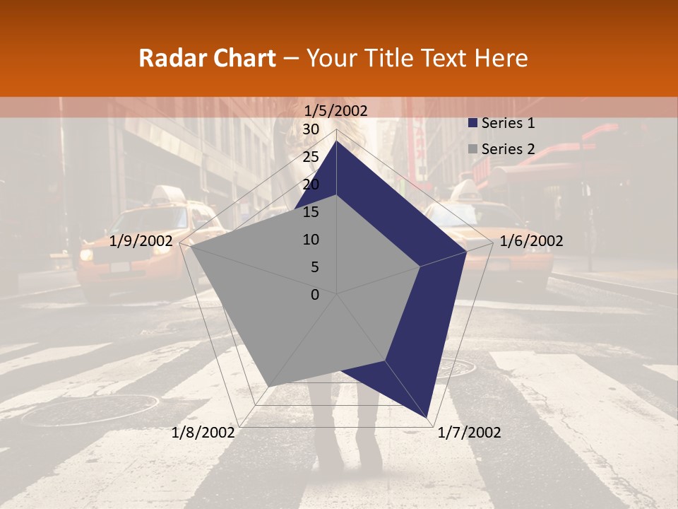 Business Way Crosswalks PowerPoint Template