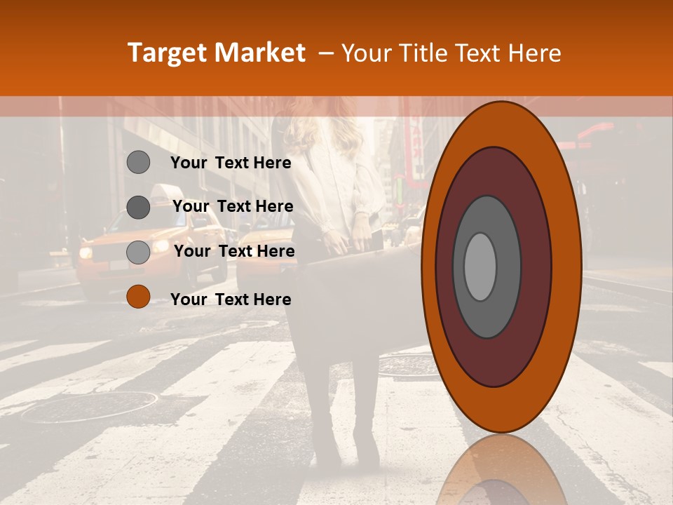 Business Way Crosswalks PowerPoint Template