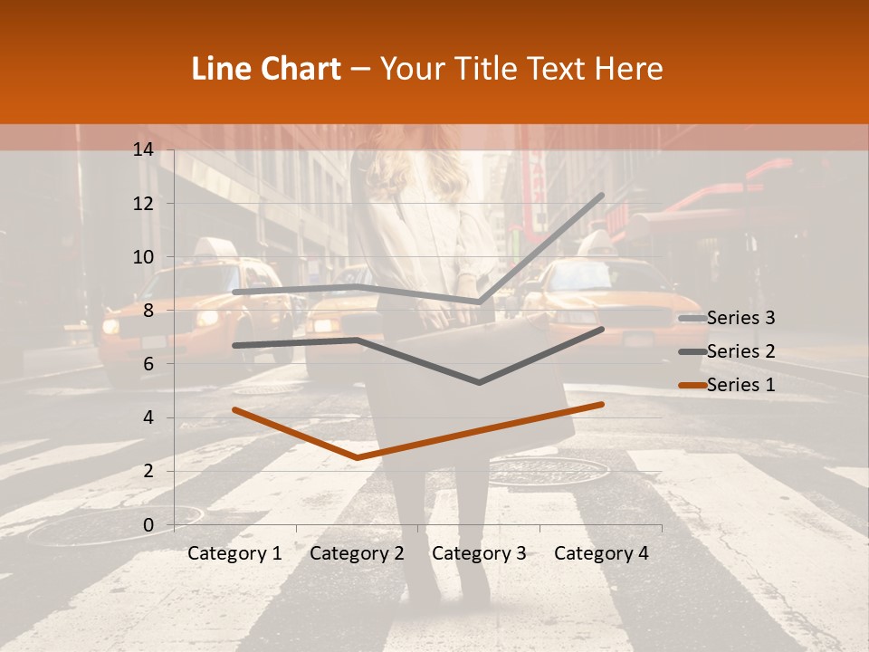 Business Way Crosswalks PowerPoint Template
