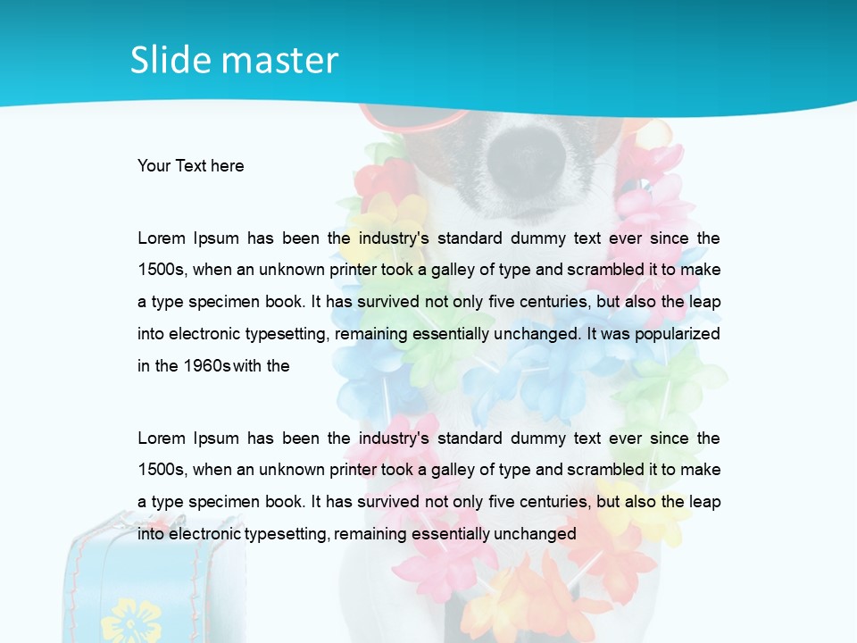 Sunglasses Merry Journey PowerPoint Template