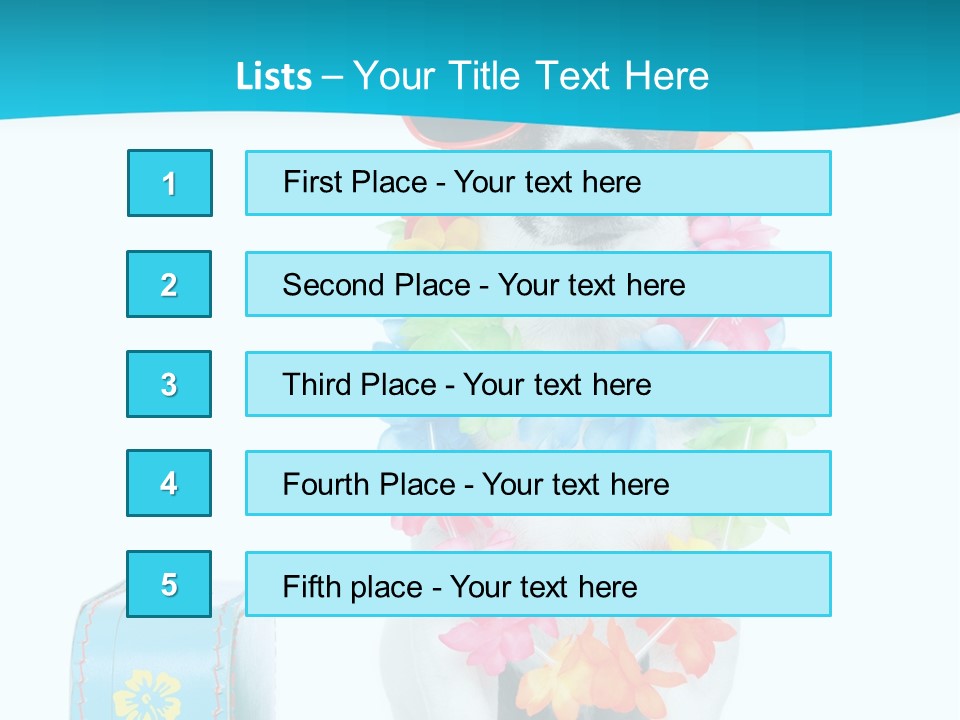 Sunglasses Merry Journey PowerPoint Template