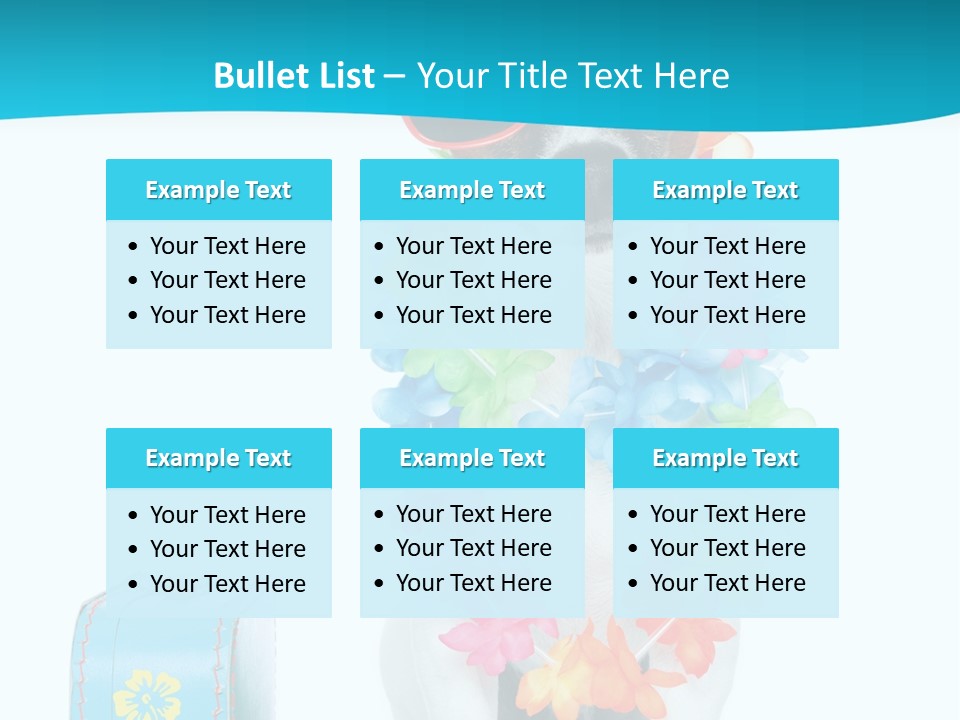 Sunglasses Merry Journey PowerPoint Template