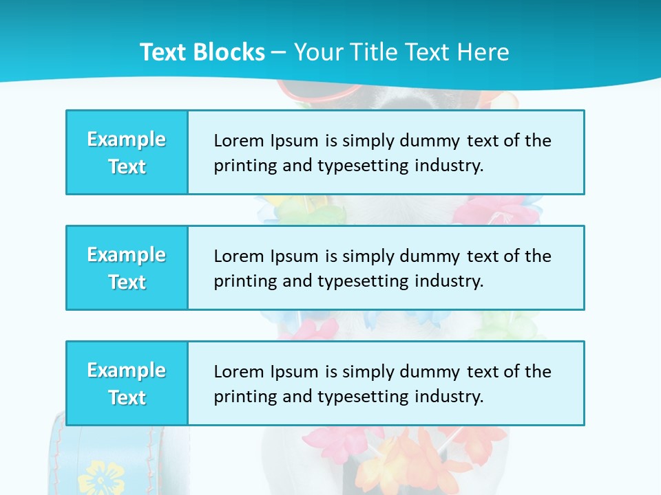 Sunglasses Merry Journey PowerPoint Template