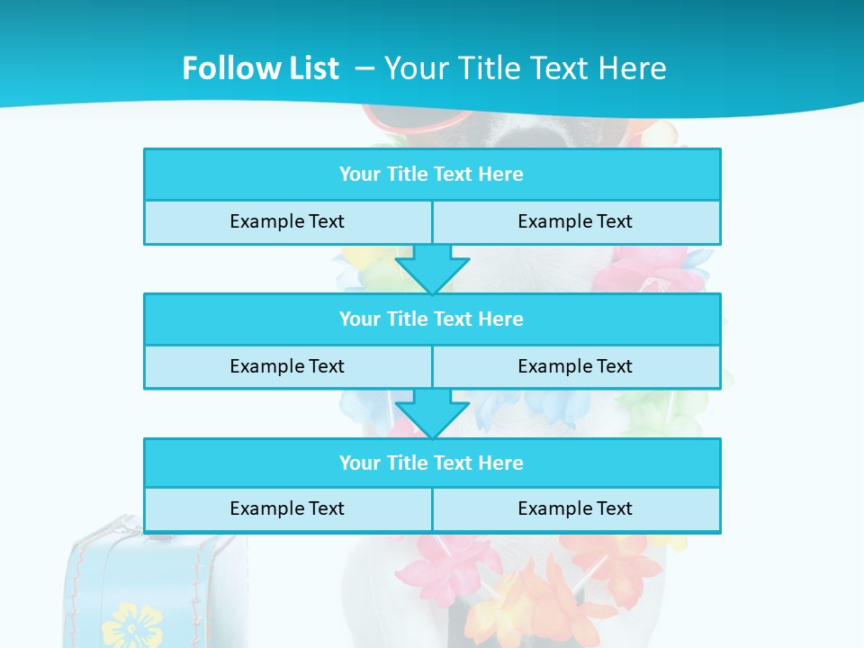 Sunglasses Merry Journey PowerPoint Template