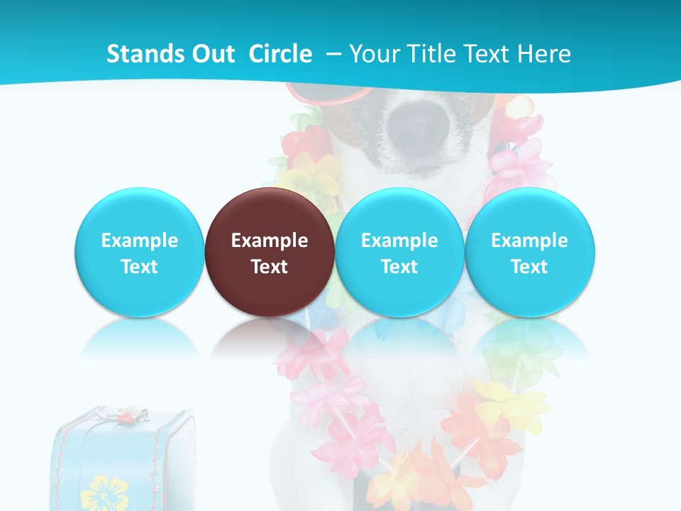 Sunglasses Merry Journey PowerPoint Template