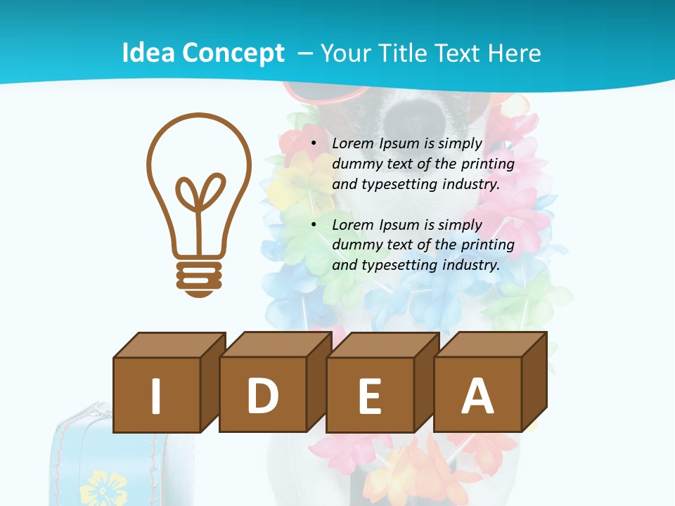 Sunglasses Merry Journey PowerPoint Template