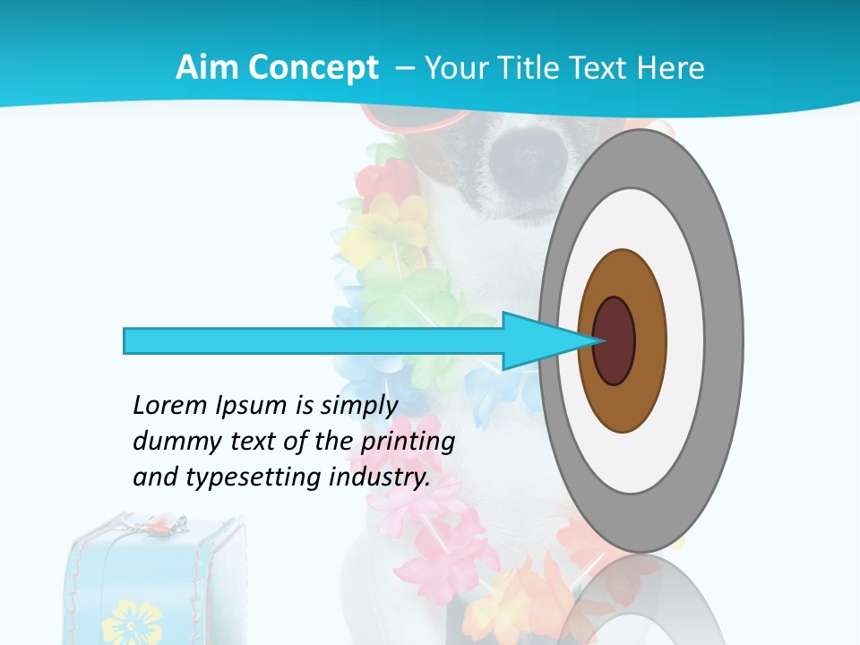 Sunglasses Merry Journey PowerPoint Template