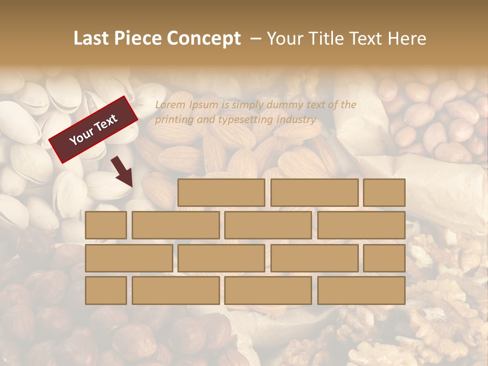 Raw Horizontal Brown PowerPoint Template