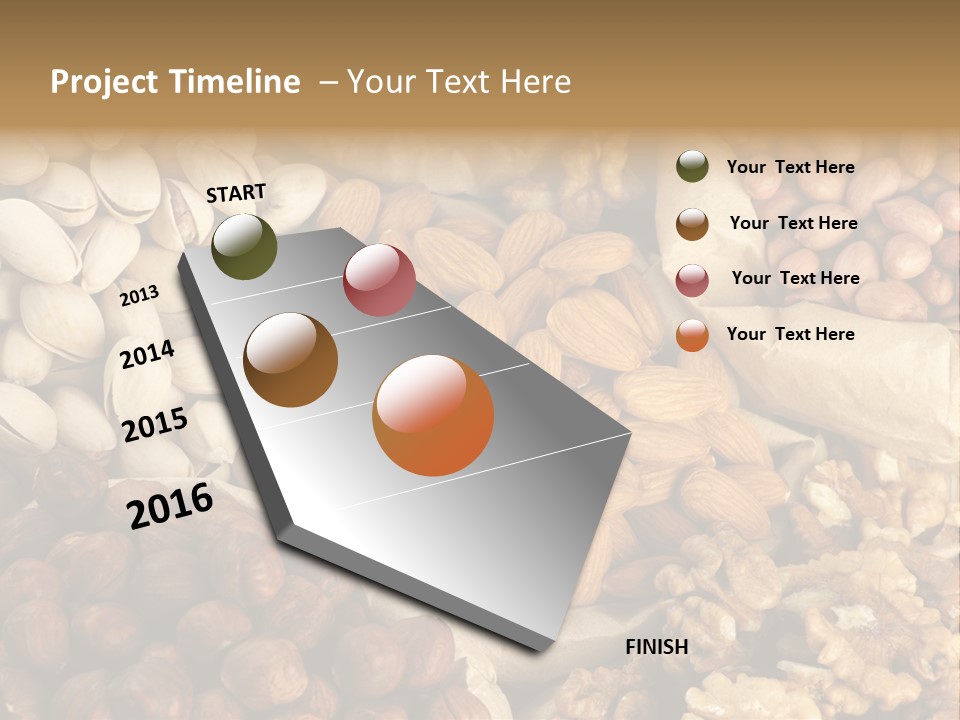 Raw Horizontal Brown PowerPoint Template