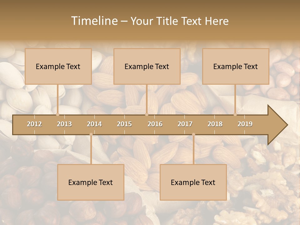 Raw Horizontal Brown PowerPoint Template