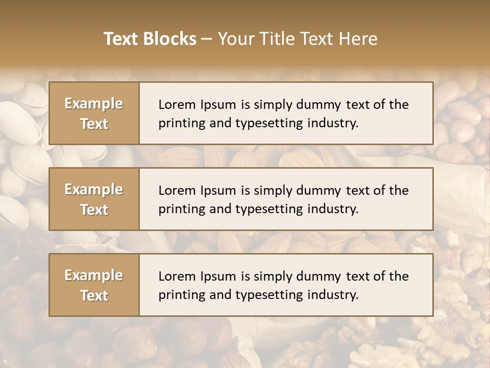 Raw Horizontal Brown PowerPoint Template
