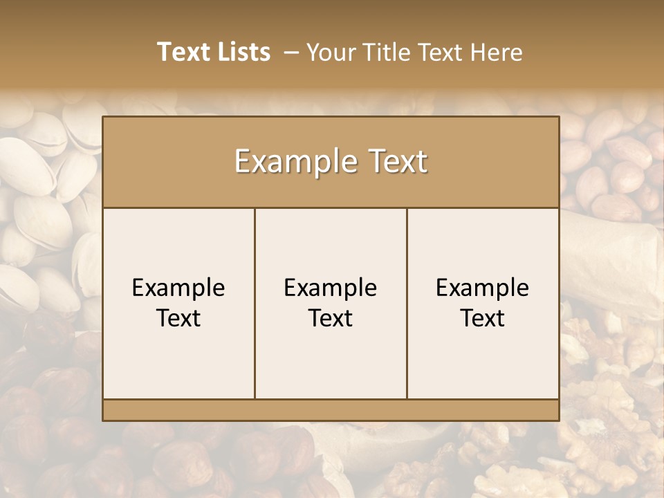 Raw Horizontal Brown PowerPoint Template
