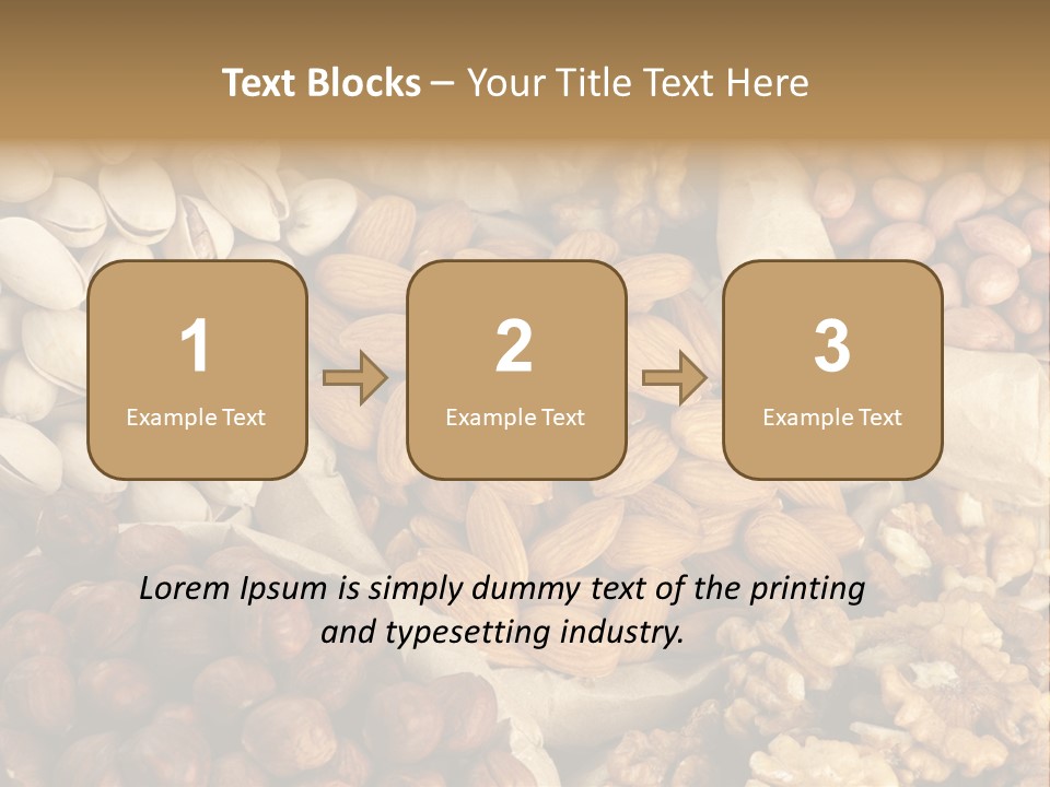Raw Horizontal Brown PowerPoint Template