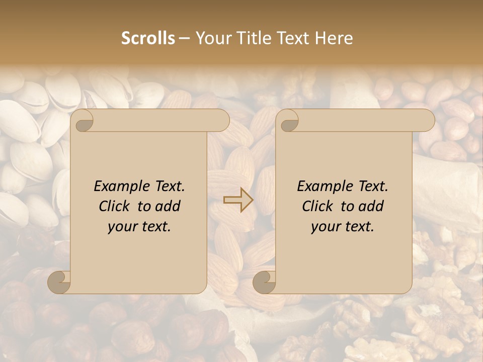 Raw Horizontal Brown PowerPoint Template