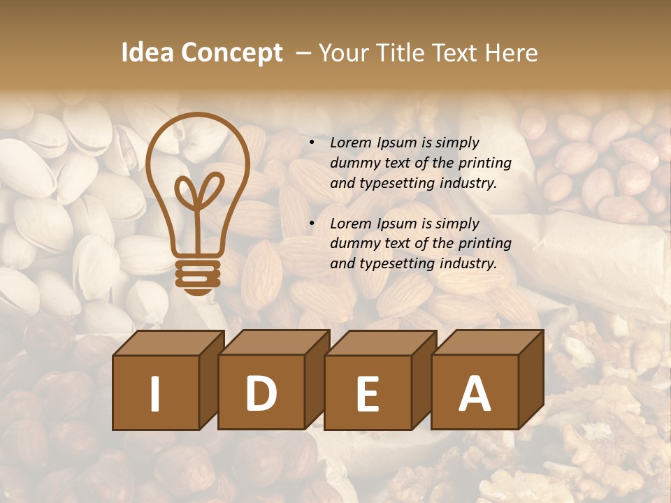 Raw Horizontal Brown PowerPoint Template
