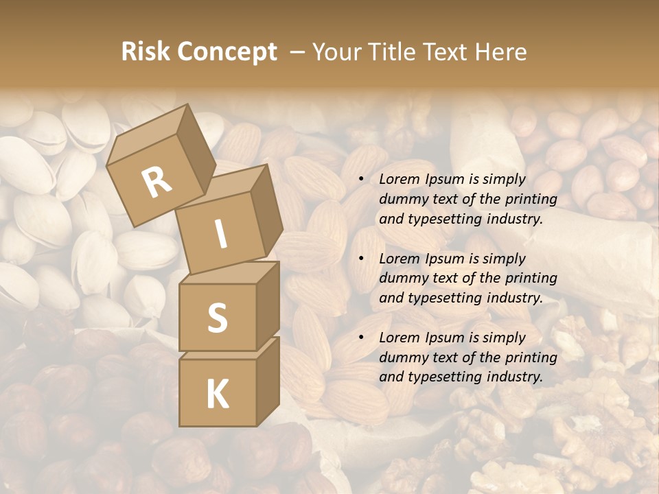 Raw Horizontal Brown PowerPoint Template