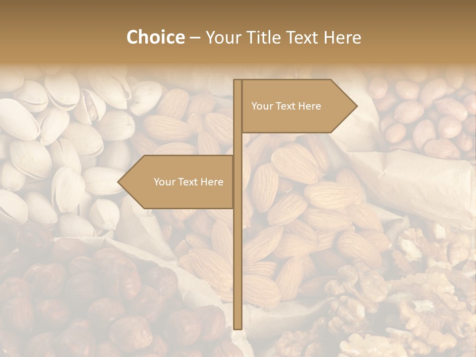 Raw Horizontal Brown PowerPoint Template