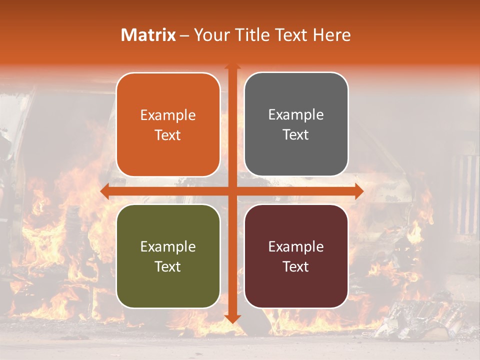Horror Rescue Gas PowerPoint Template