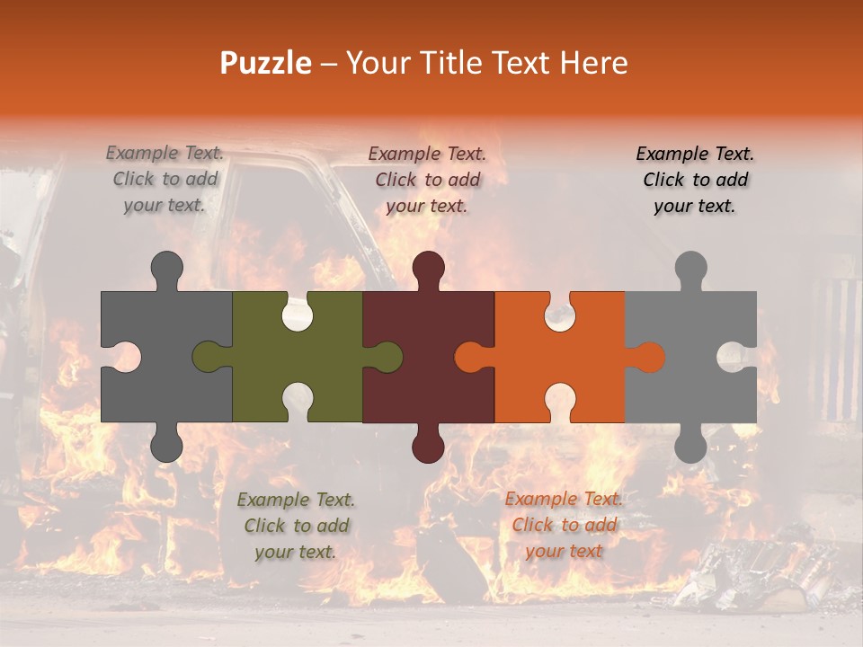 Horror Rescue Gas PowerPoint Template