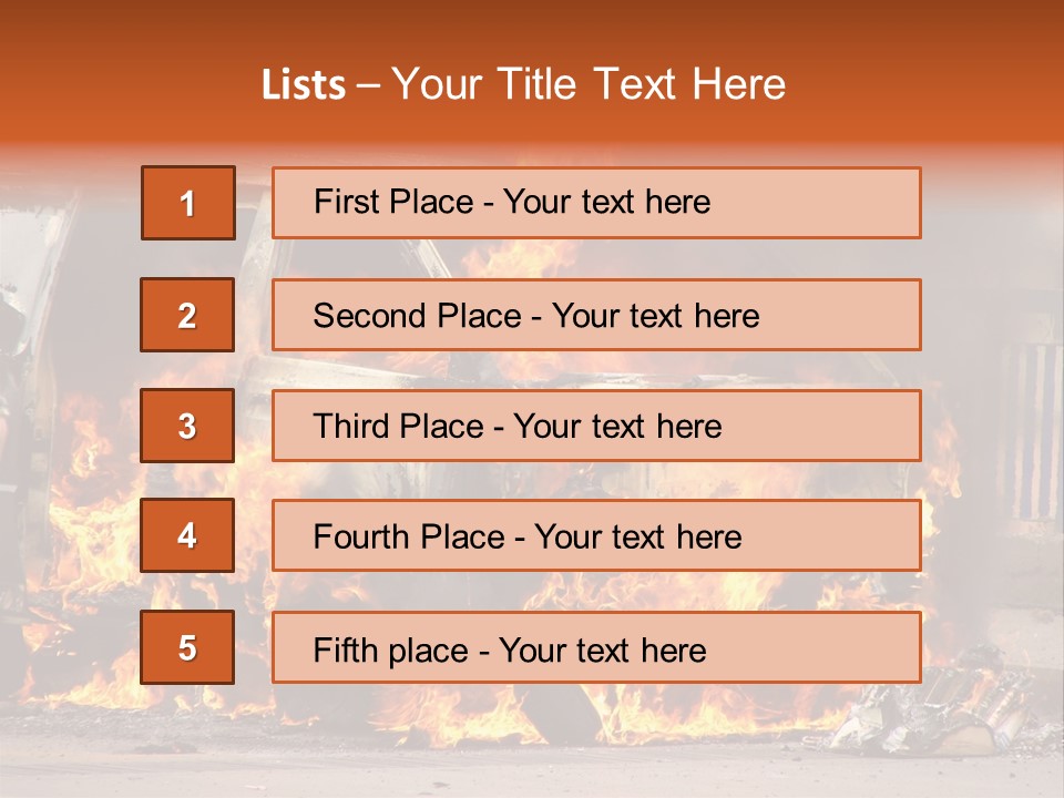 Horror Rescue Gas PowerPoint Template