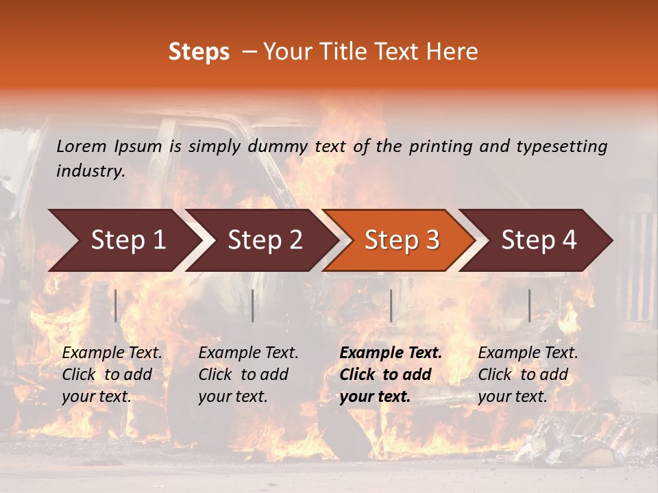 Horror Rescue Gas PowerPoint Template