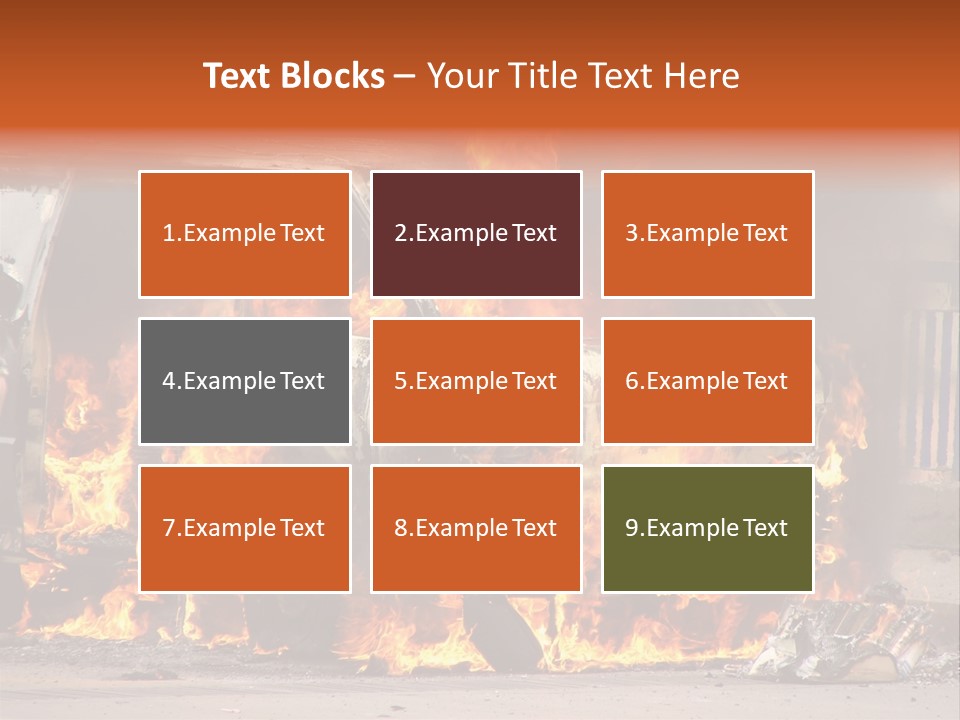 Horror Rescue Gas PowerPoint Template