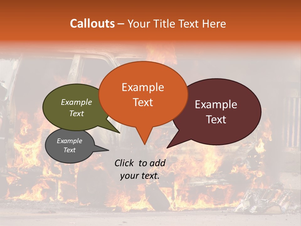 Horror Rescue Gas PowerPoint Template