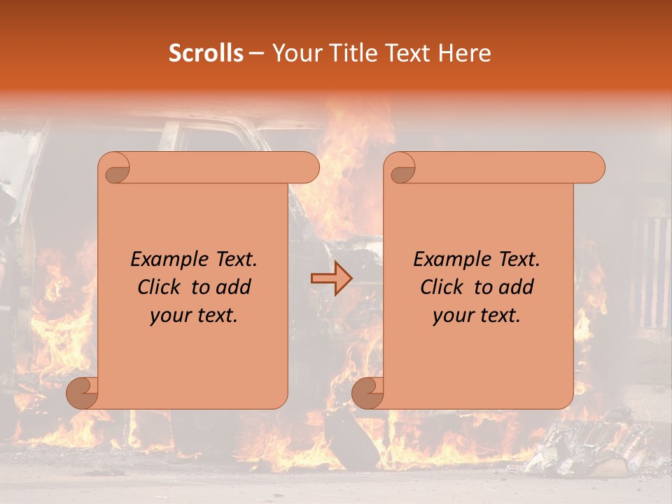 Horror Rescue Gas PowerPoint Template