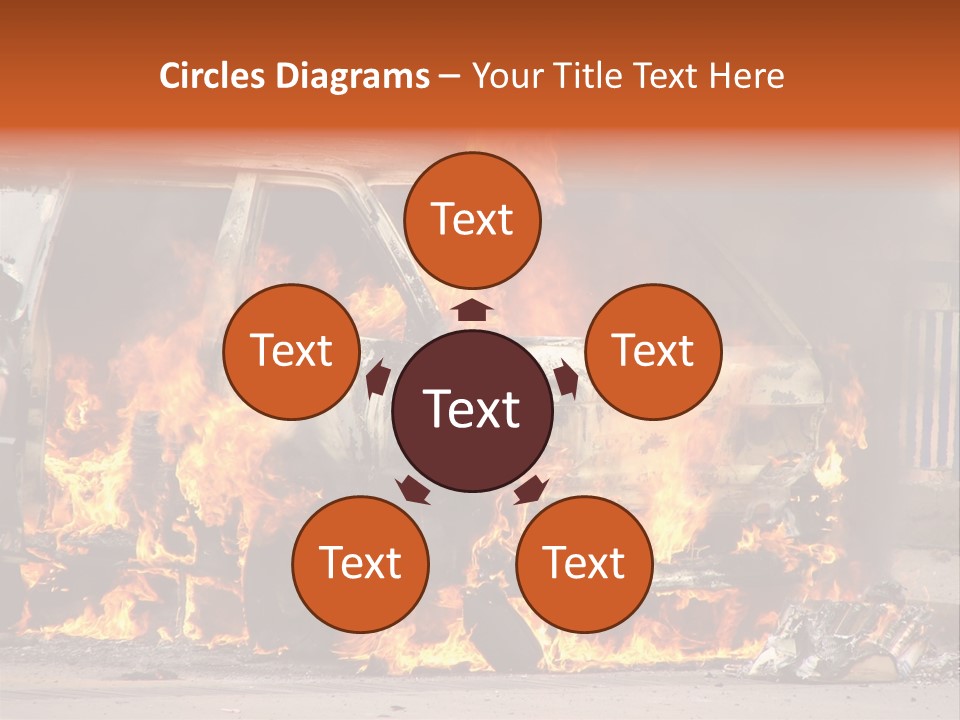Horror Rescue Gas PowerPoint Template