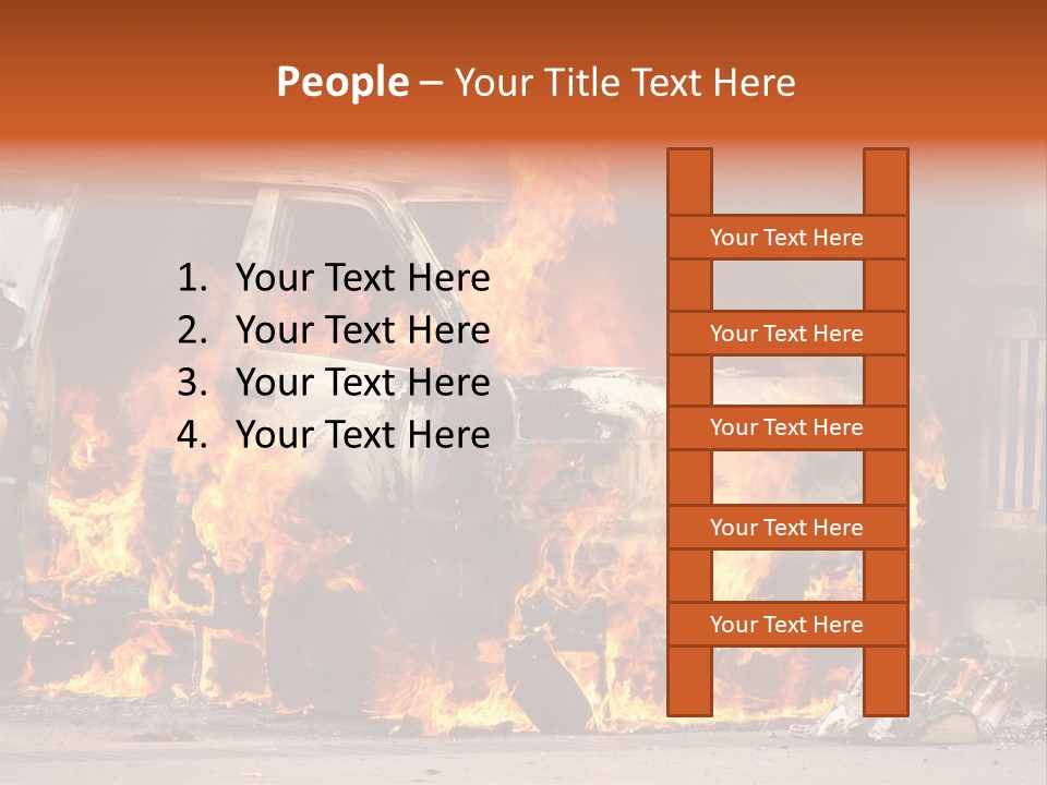 Horror Rescue Gas PowerPoint Template