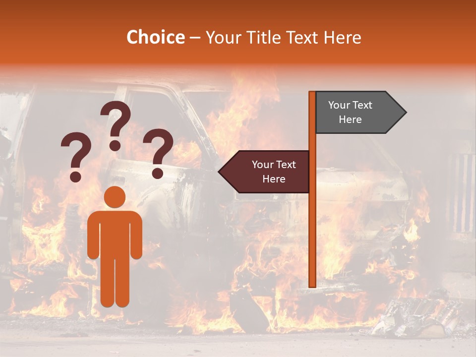 Horror Rescue Gas PowerPoint Template