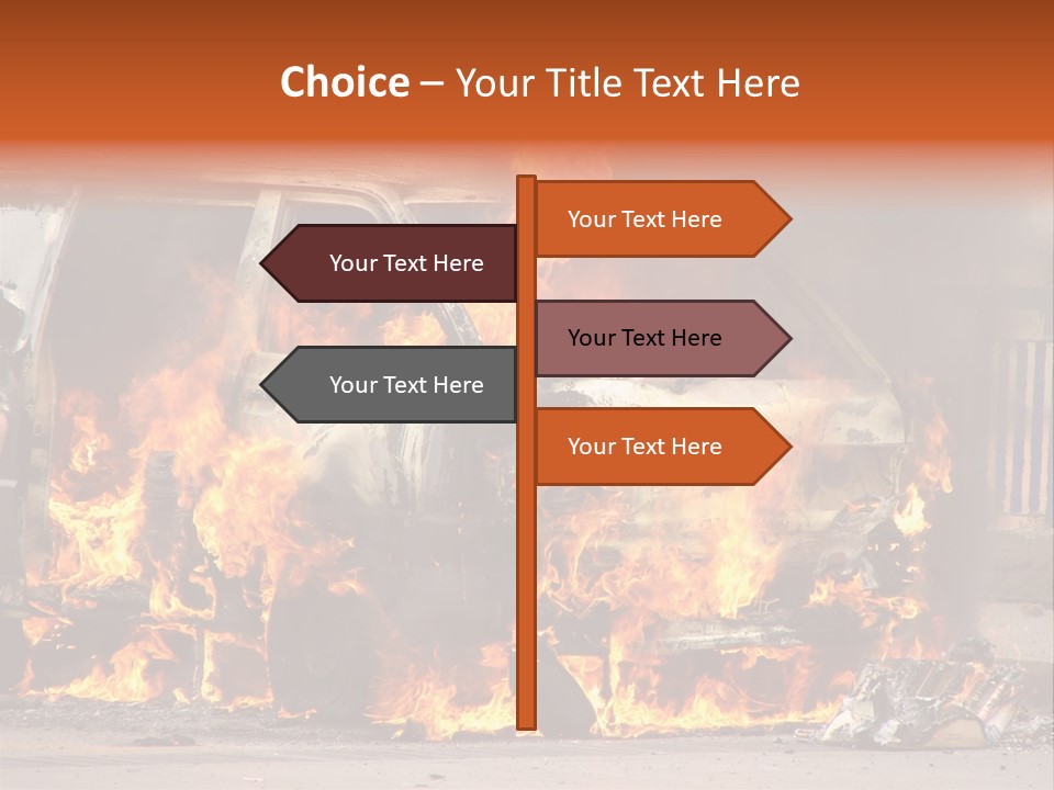 Horror Rescue Gas PowerPoint Template