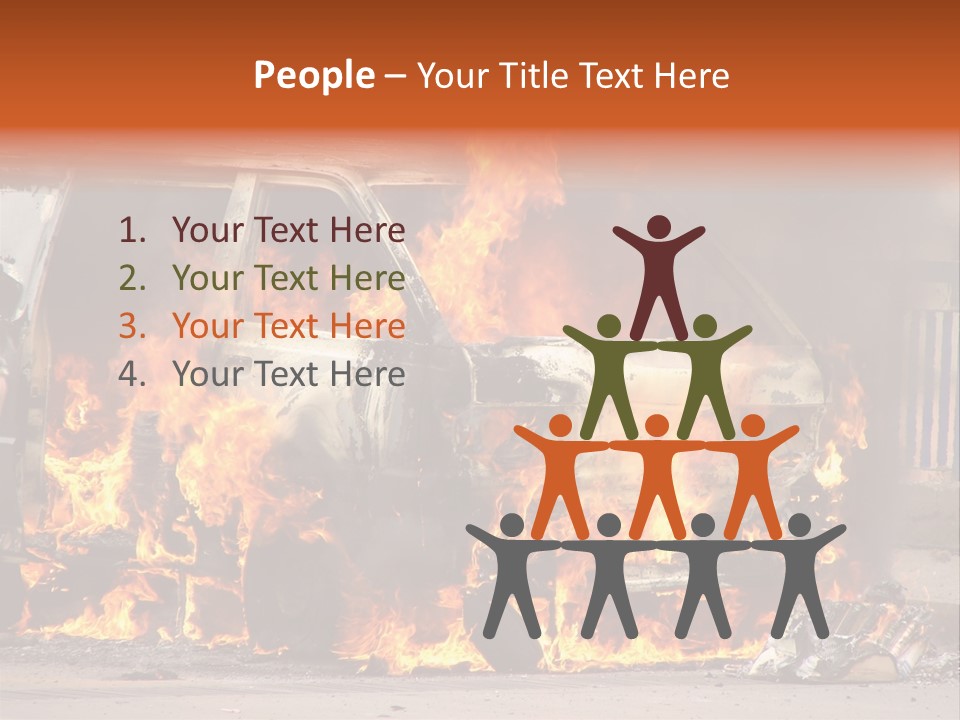Horror Rescue Gas PowerPoint Template