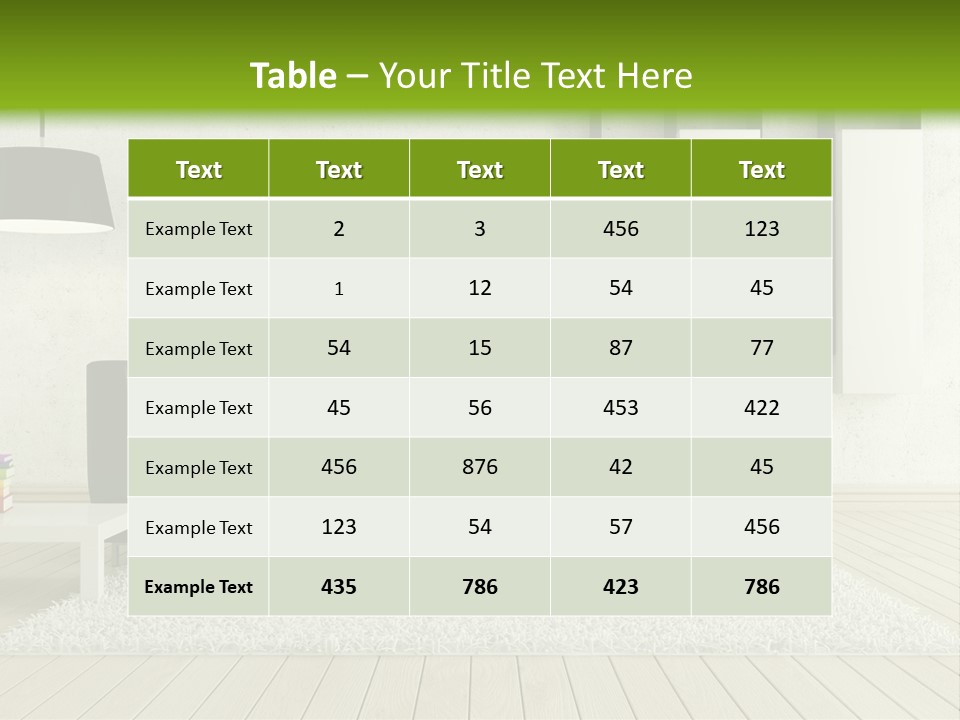 Floor Interior Minimalist PowerPoint Template