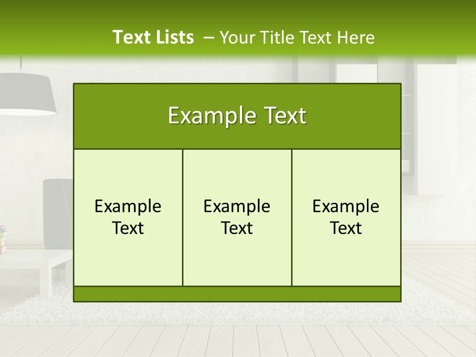 Floor Interior Minimalist PowerPoint Template
