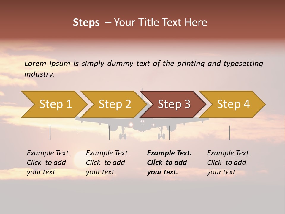 Horizontal Civil Cloud PowerPoint Template