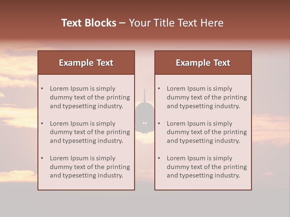 Horizontal Civil Cloud PowerPoint Template