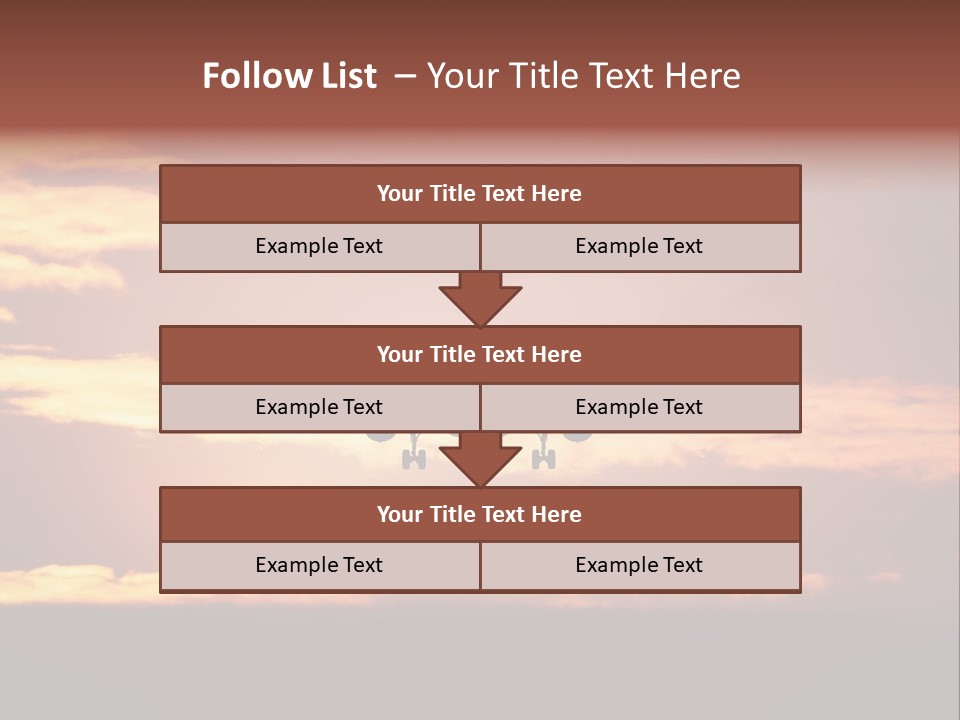 Horizontal Civil Cloud PowerPoint Template