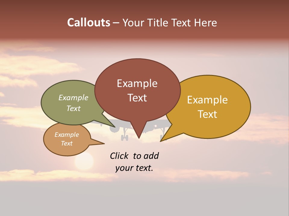 Horizontal Civil Cloud PowerPoint Template