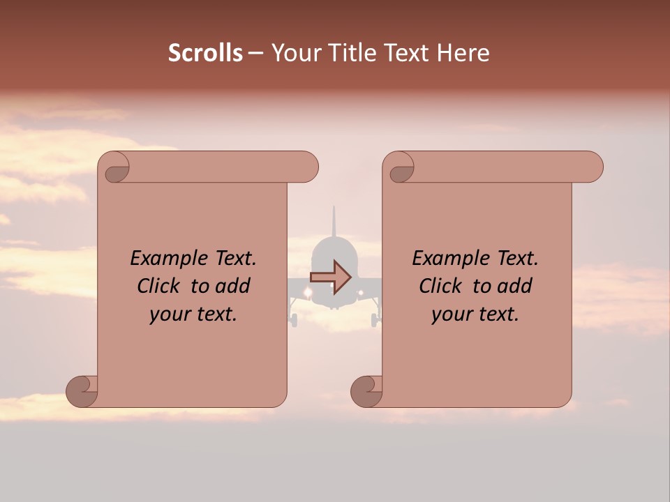 Horizontal Civil Cloud PowerPoint Template