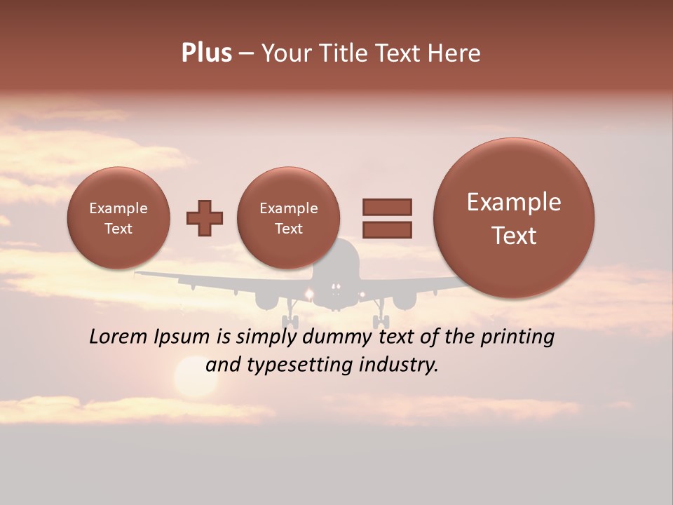 Horizontal Civil Cloud PowerPoint Template