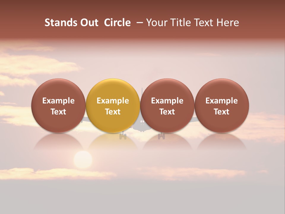 Horizontal Civil Cloud PowerPoint Template