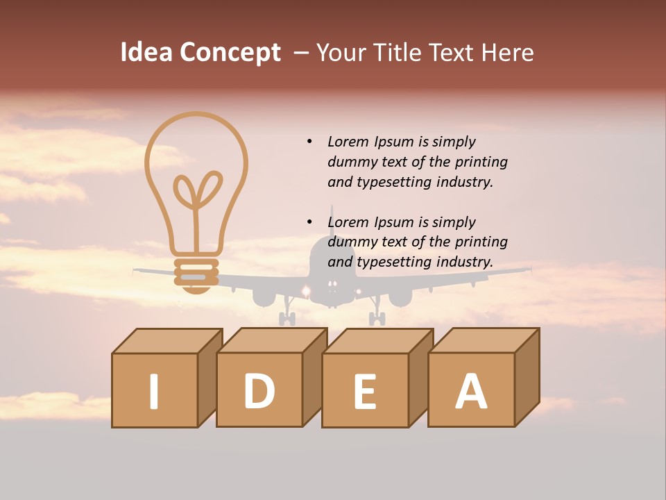 Horizontal Civil Cloud PowerPoint Template